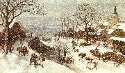 Lucas Van Valkenborch Winter oil painting artist